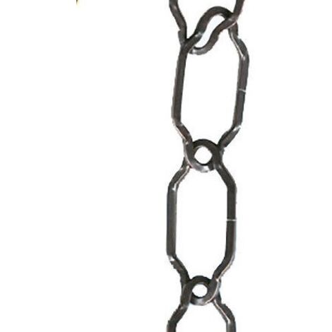Catena sagomata per lampadari - Finitura bronzata Conf. 25mt