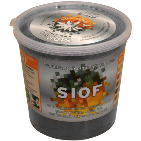 Colorante Siof 500 gr Ossido Ferro Nero Sintetico 9313-B (1/2)