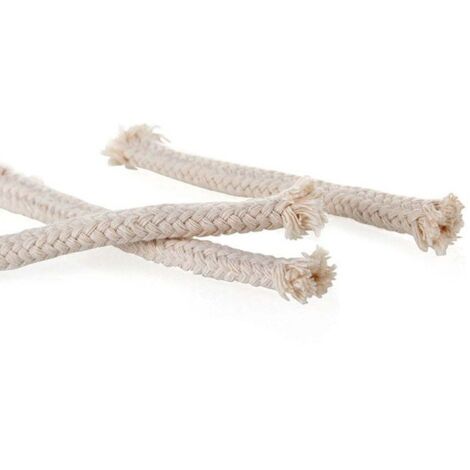 Stoppini di ricambio in cotone per torcia in bambù olio alla citronella 10 pezzi -11 cm (1/5)