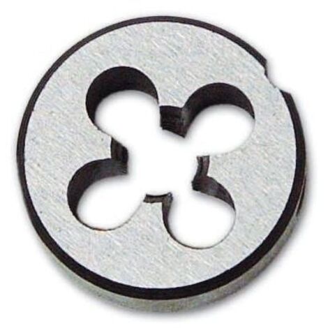 Filiera Tonda   int. 5 mm Passo MA 0,8   est. 20x7 mm in acciaio temperato (1/2)