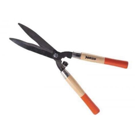 Forbici Tagliasiepe Brixo Basic Con Manici In Legno Lama In Acciaio 20Cm.