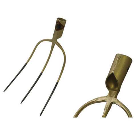 Forche A 3 Denti In Acciaio Forgiato 600Gr. 30Cm. Senza Manico -93000