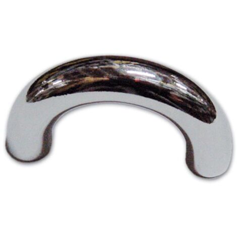 Maniglia Maniglietta per Mobili in Zama 32 mm colore Cromo satinato Art 1121 - 2pz