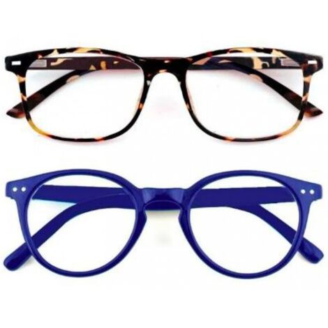 Occhiali per Lettura unisex mod. Twins Diottrie + 1,00 infrangibili conf. 2 pz