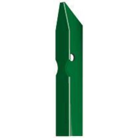 PALO PALETTO FERRO PLASTIFICATO VERDE PALETTI RECINZIONE RETE METALL H1.25 PZ10