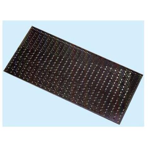 Pannello Forato Porta Attrezzi 98x46 Cm - Griglia Metallica Per Organizzare Utensili