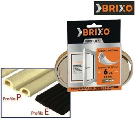 Parafreddo Brixo in gomma - Colore Marrone - Profilo P Conf. 50 Pz (1/2)