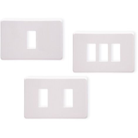 PLACCHE ABS SCATTO ART.890 A 2 POSTI CONFEZIONE PZ 12 (1/2)