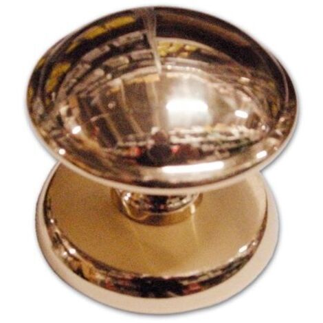 Pomolo per Portone mod. Giada 70 mm Finitura Ottone Satinato (1/2)