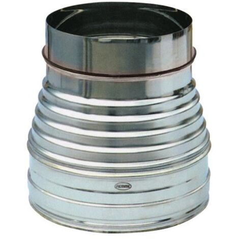 Riduzione Per Tubo Stufa in acciaio Inox Piemme Speedy 250-200 mm