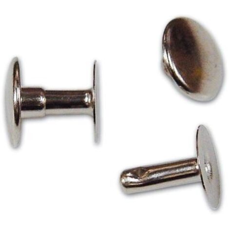 Rivetti in acciaio Nichelato Maschio-Femmina 3x7 mm Cf 1000Pz (1/2)