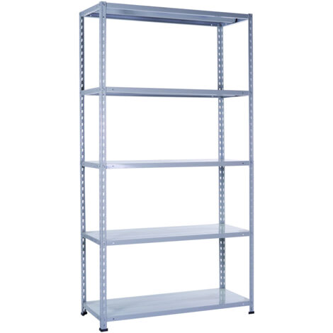 SCAFFALE METALLICO IN KIT CM.100X40XH180 SCAFFALI SCAFFALATURE METALLICHE