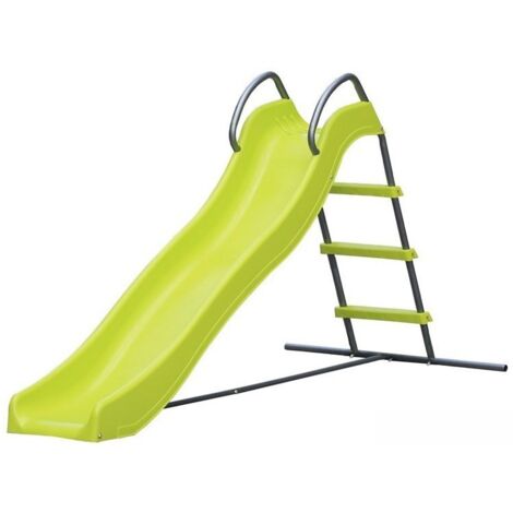 Scivolo per bambini acciaio e polipropilene 185x100x105h arredo gioco giardino - Fraschetti