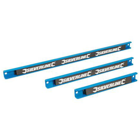 BARRA MAGNETICA CREMAGLIERA MAGNETICA PER UTENSILI 3 PZ 200-300-460mm SILVERLINE
