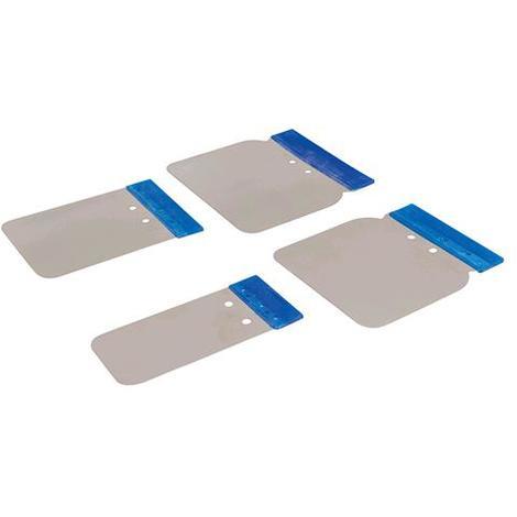 Silverline Set di Applicatori di Stucco in Acciaio 50, 80, 100 & 120mm