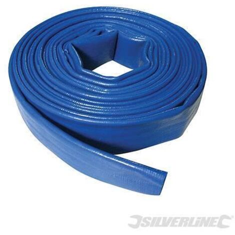 Silverline Tubo di mandata piatto 10 m x 50 mm