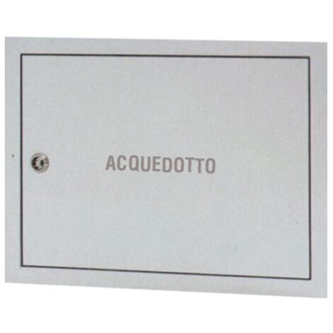 Sportello In Lamiera Zincata Per Contatori Acqua H30x40 Cm 1pz (1/5)
