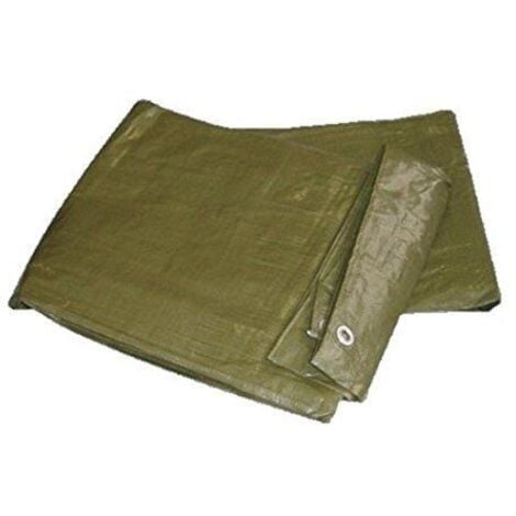 Telo Occhiellato Verde Telone Giardino Polietilene 2x3 3x2 4x4 - Foto 6