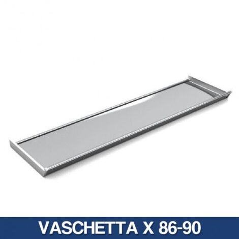 Vaschetta Per Scolapiatti In Acciaio Inox Incasso 86-90 Cm 1pz (1/3)