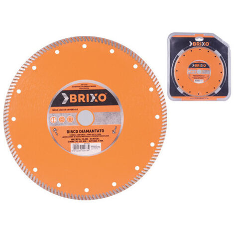 Disco diamantato Brixo - mm. 115- foro 22,2 mm per Cemento, Cotto, Mattoni