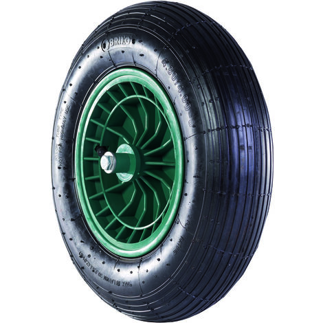 RUOTE RUOTA PNEUMATICHE PNEUMATICA PER CARRIOLE CARRIOLA FORT PVC 400x8