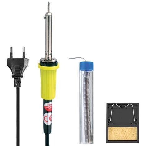 OEM Kit per saldatura stagno 3 pezzi, con stagnatore 30 Watt