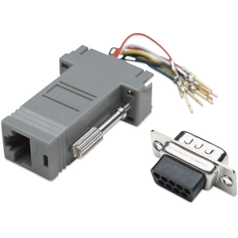 MANHATTAN Adattatore Modulare DB 9p. M/RJ45 8 fili (1/5)