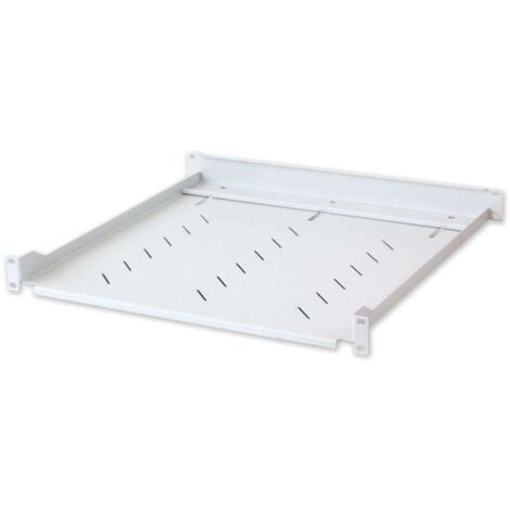 Mensola per Rack 19'' 600 mm 2U Grigia con 4 punti di fissaggio - Modello INTELLINET