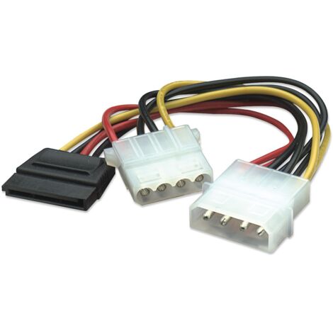 MANHATTAN Cavo sdoppiatore alimenatazione Molex, Serial-Ata (1/5)