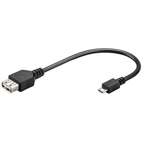MANHATTAN Cavo USB2.0 OTG A F/micro B M 0.2mt (1/2)