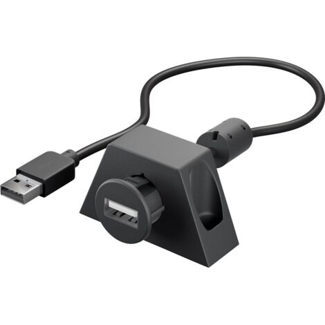 OEM Prolunga USB 2.0 fissabile con viti 1,2 m Nero (1/2)