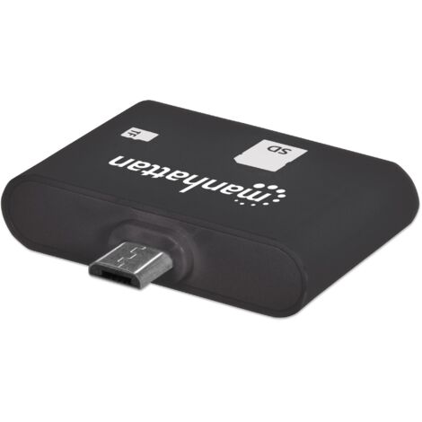 Manhattan Mini Lettore Micro USB di Memorie SD/MicroSD per Smartphone e Tablet (1/5)