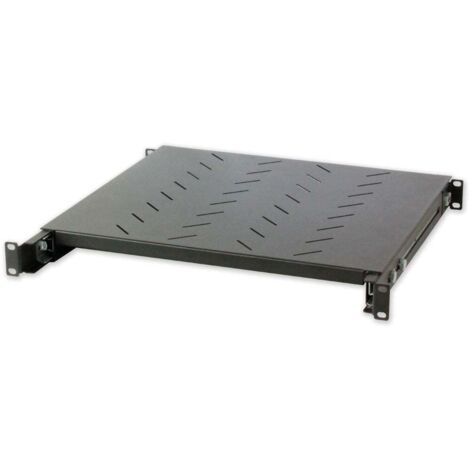 INTELLINET Mensola per Rack 19'' Estraibile da 1H 415mm Nera (1/2)