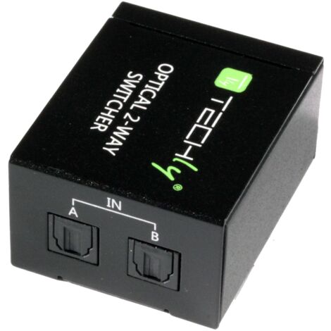 Techly Switch Audio Toslink 2 Porte con Telecomando IR (1/5)