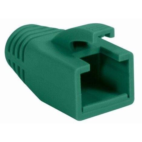 Intellinet Copriconnettore per Plug RJ45 Cat.6 8mm Verde (1/3)