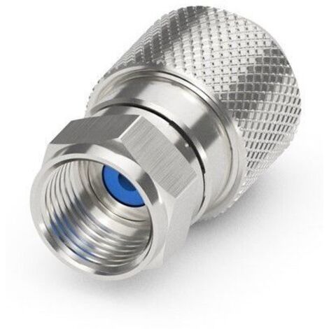 Goobay Confezione 10 Adattatori F per Cavi Diametro 6,8/7mm (1/5)