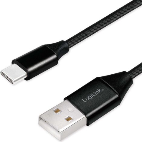 Cavo di ricarica/sincronizzazione USB-USB-C USB 2.0 15W 0,3m Tessuto (1/5)
