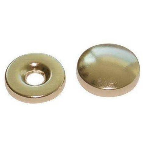 Borchia coprivite bombata 12 mm - ottone lucido conf. da 200 pz