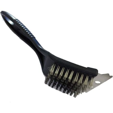 Spazzola Per Pulizia Griglie - 4 Pezzi, Spugna E Spatola, Per Grill E Forni, Acciaio - Foto 2