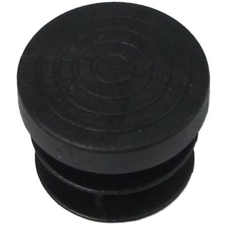 GOMMINO INTERNO TONDO in PVC Nero 20 mm MAURER Conf. 4 pz