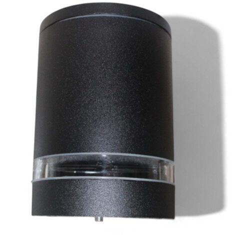 Lampada Lanterna A Muro Interno/Esterno Mod. Whisky In Alluminio 11x11xh.15cm. (1/5)