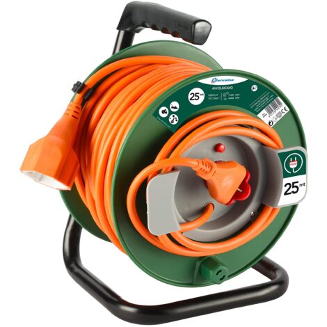Avvolgicavo Prolinga esterni  Garden Presa+Spin 16A+T 3X1,5 Mt. 25 Art. 49232