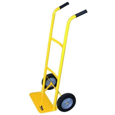 Carrello Portacasse Portapacchi Vigor Mod.Base con Ruote Piene