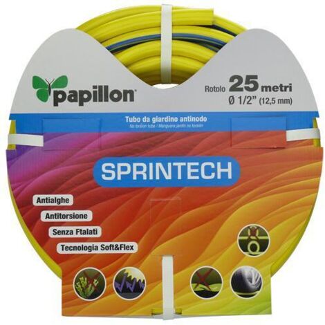 Tubo Irrigazione Sprintech Antinodo 3/4" da 25 mt Papillon Antitorsione PVC (1/2)