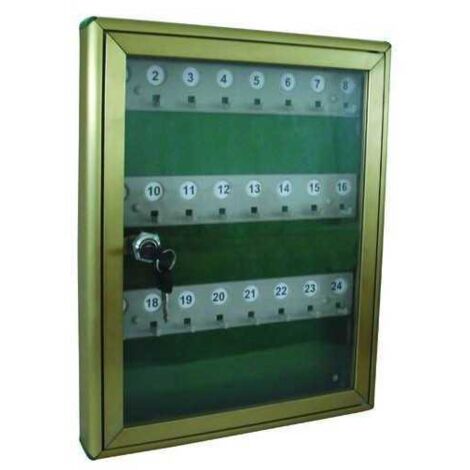 Bacheche Portachiavi Blinky Alluminio 24 Posti cm.29X37X4