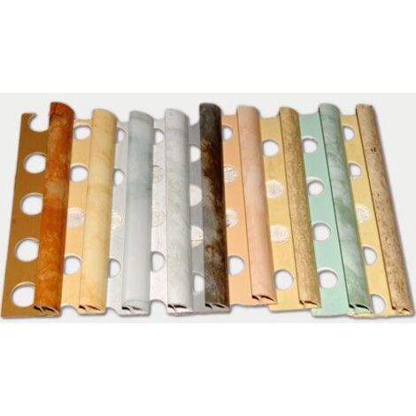 Profilo Jolly Per Piastrelle In Pvc Mm 10 In Pvc Colore Beige H.Cm 270 Cf.10 Pz (1/5)
