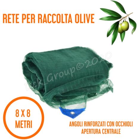 Rete Raccolta Olive 'Olivella'  Mt. 8 X 8 Con Apertura 1Pz