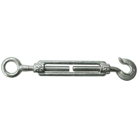 Tenditore Ad Occhio E Gancio In Acciaio Zincato Mm 14 Cf. 1Pz