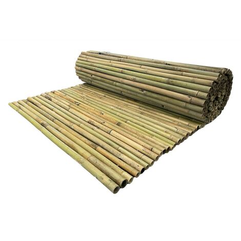 Arella in Canna di Bamboo Naturale River 1x3 metri per Recinzioni e  Coperture in Rotoli