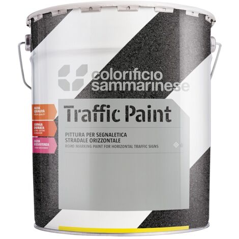 Colorificio Sammarinese Spartitraffico Pittura Stradale Kg. 5 - Bianco